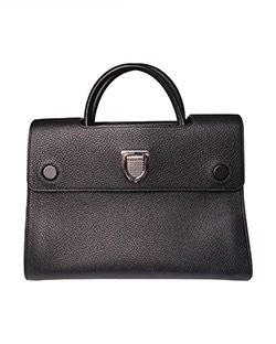Diorever, Grained Leather, Black, 09-MA-0156, Strap